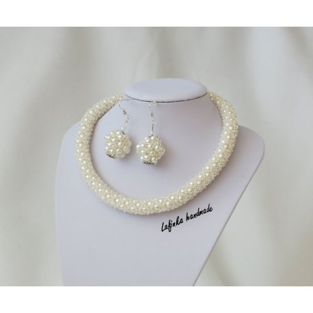 Wedding set necklace and Earrings